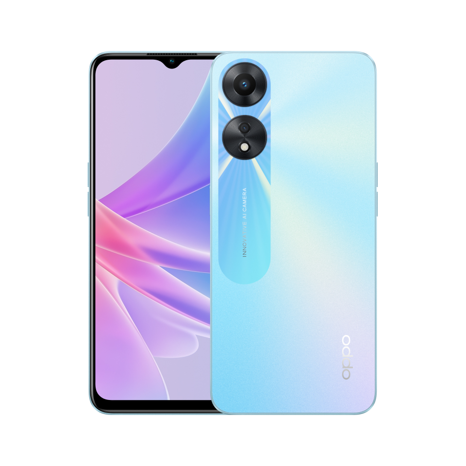 OPPO A78 5G, Glowing Blue, 8GB RAM, 128GB