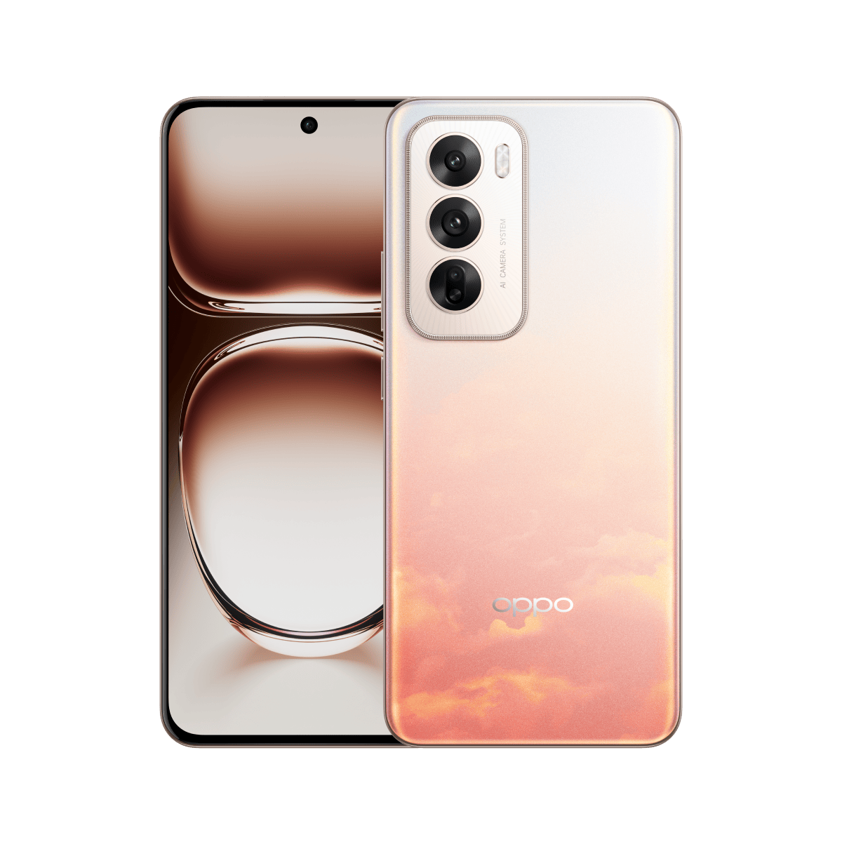 OPPO Reno12 5G, Sunset Peach, 8+256GB