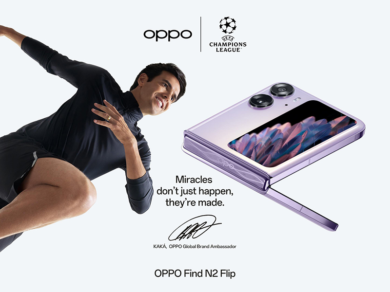 OPPO Announces Kaká as Global Ambassador for UEFA 2023