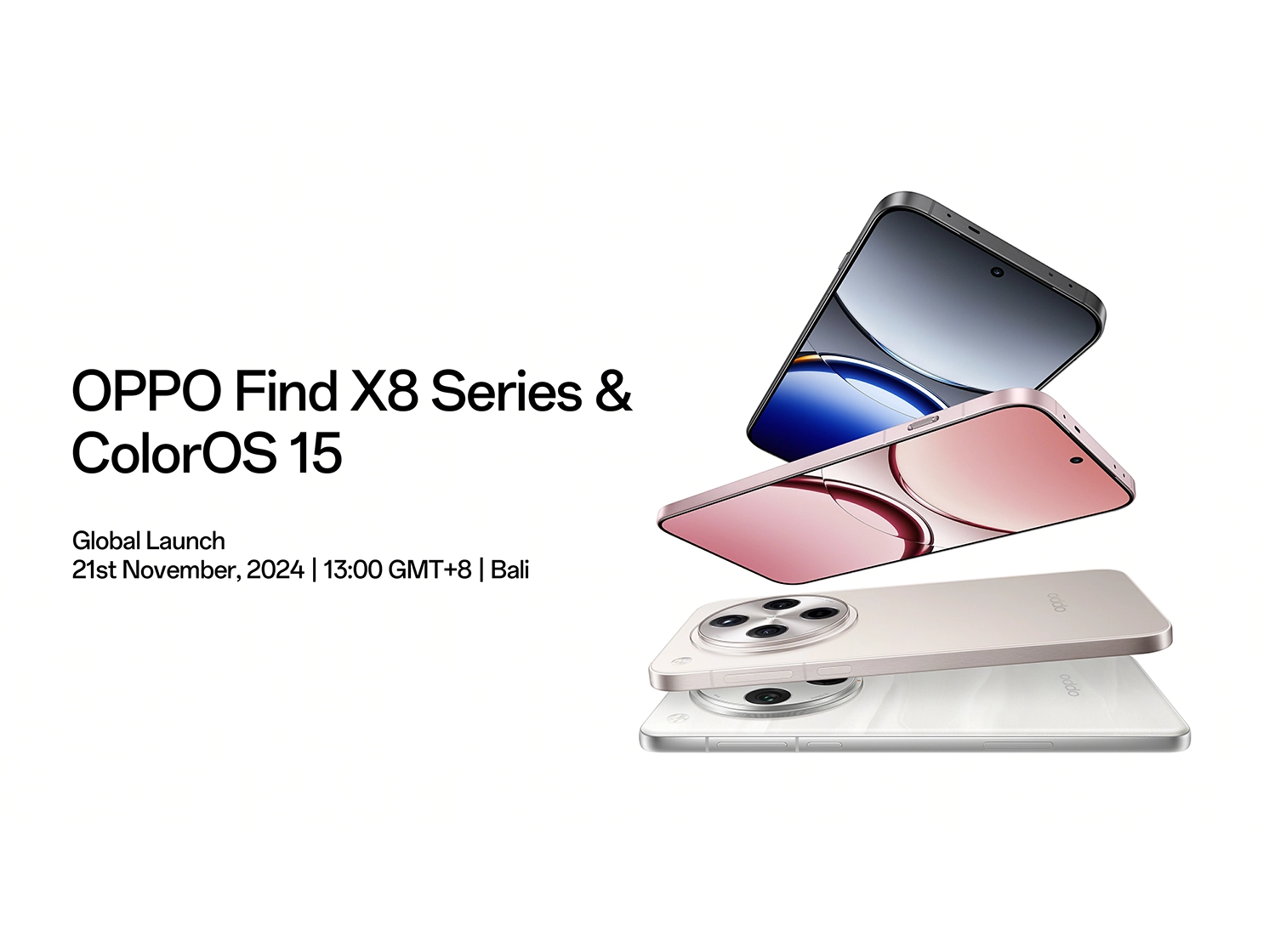 OPPO Find X8 Series with ColorOS 15 to Launch Globally