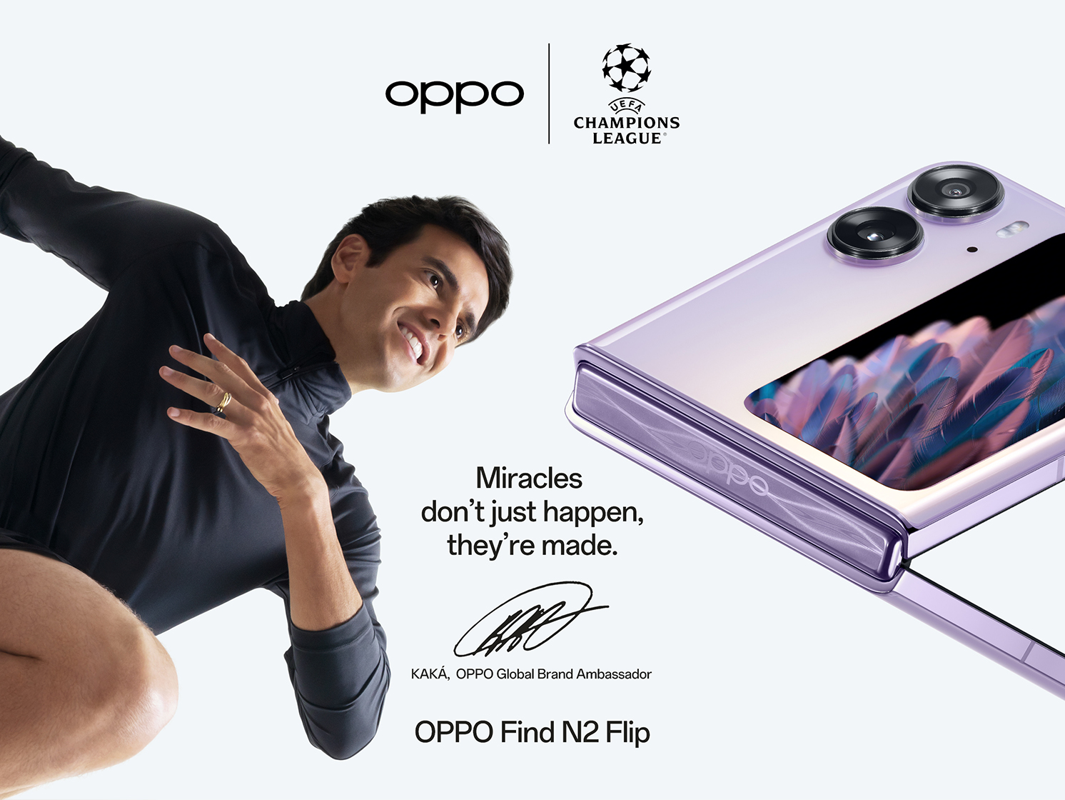 OPPO Announces Kaká as Global Brand Ambassador