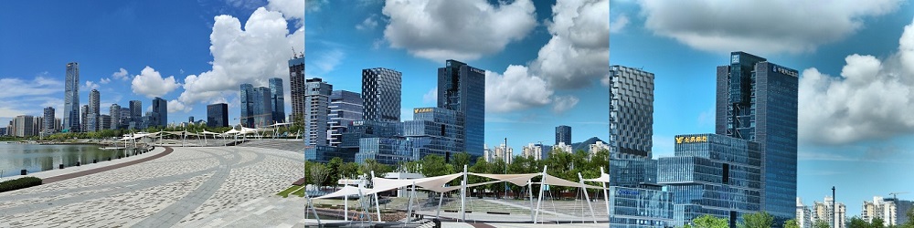 新一代混合光学变焦技术广角、等效85mm焦段、等效135mm 焦段实拍样张