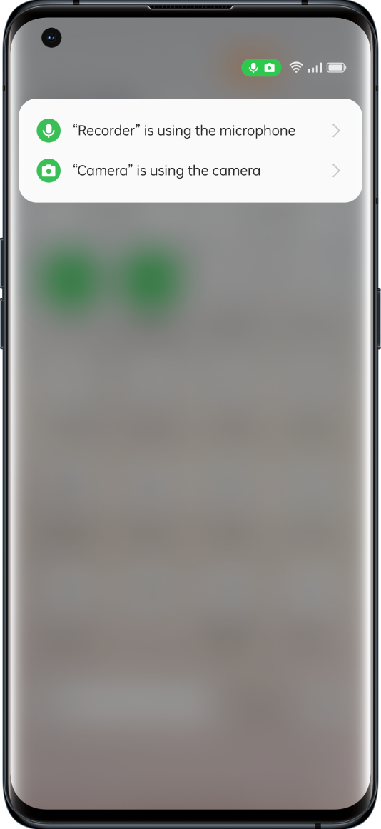  ميكروفون + مؤشرات الكاميرا