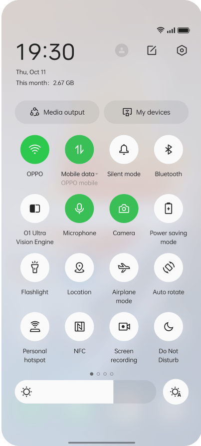 ColorOS 12 تصميم جديد لواجهة المستخدم