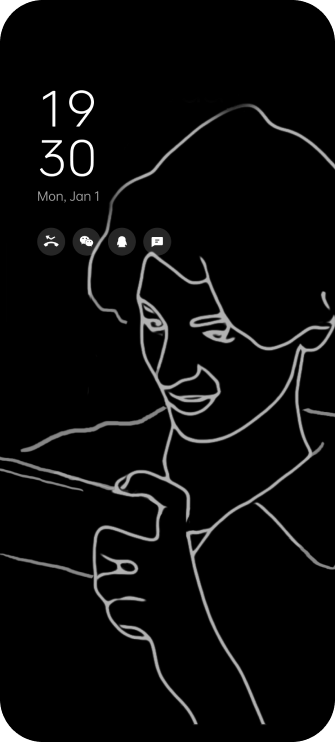 ColorOS Artistic AOD