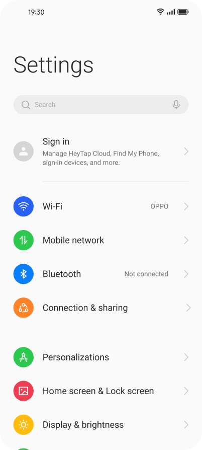 ColorOS 12 new UI design