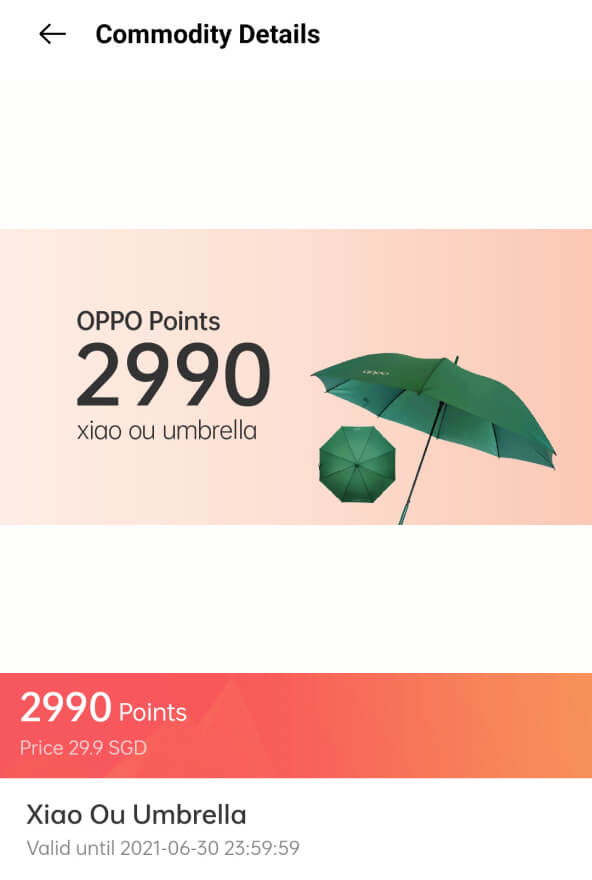 My OPPO App Exclusive Points Rewards