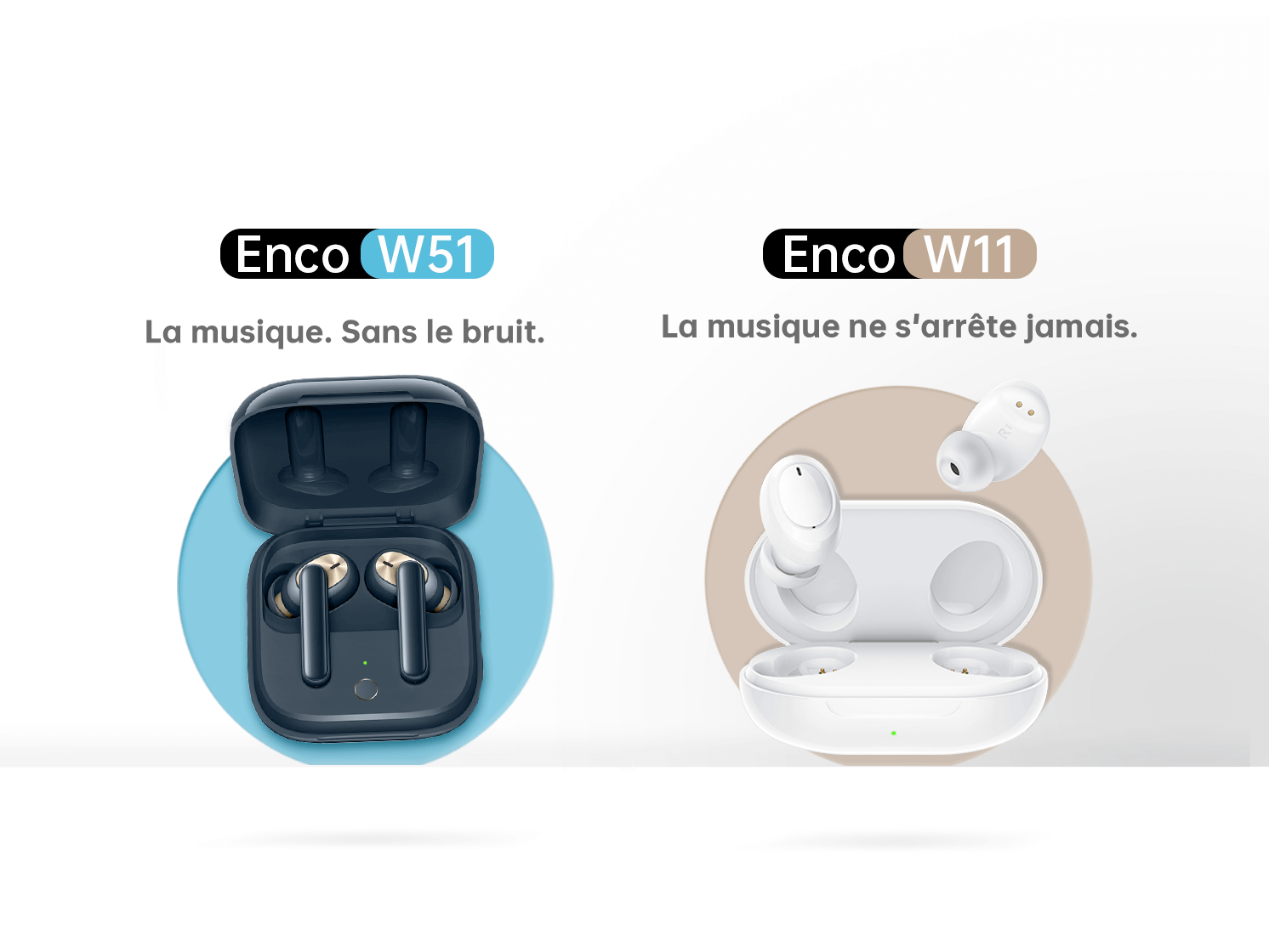 OPPO lance les écouteurs Bluetooth Enco W11 & Enco W51 sur le marché algérien