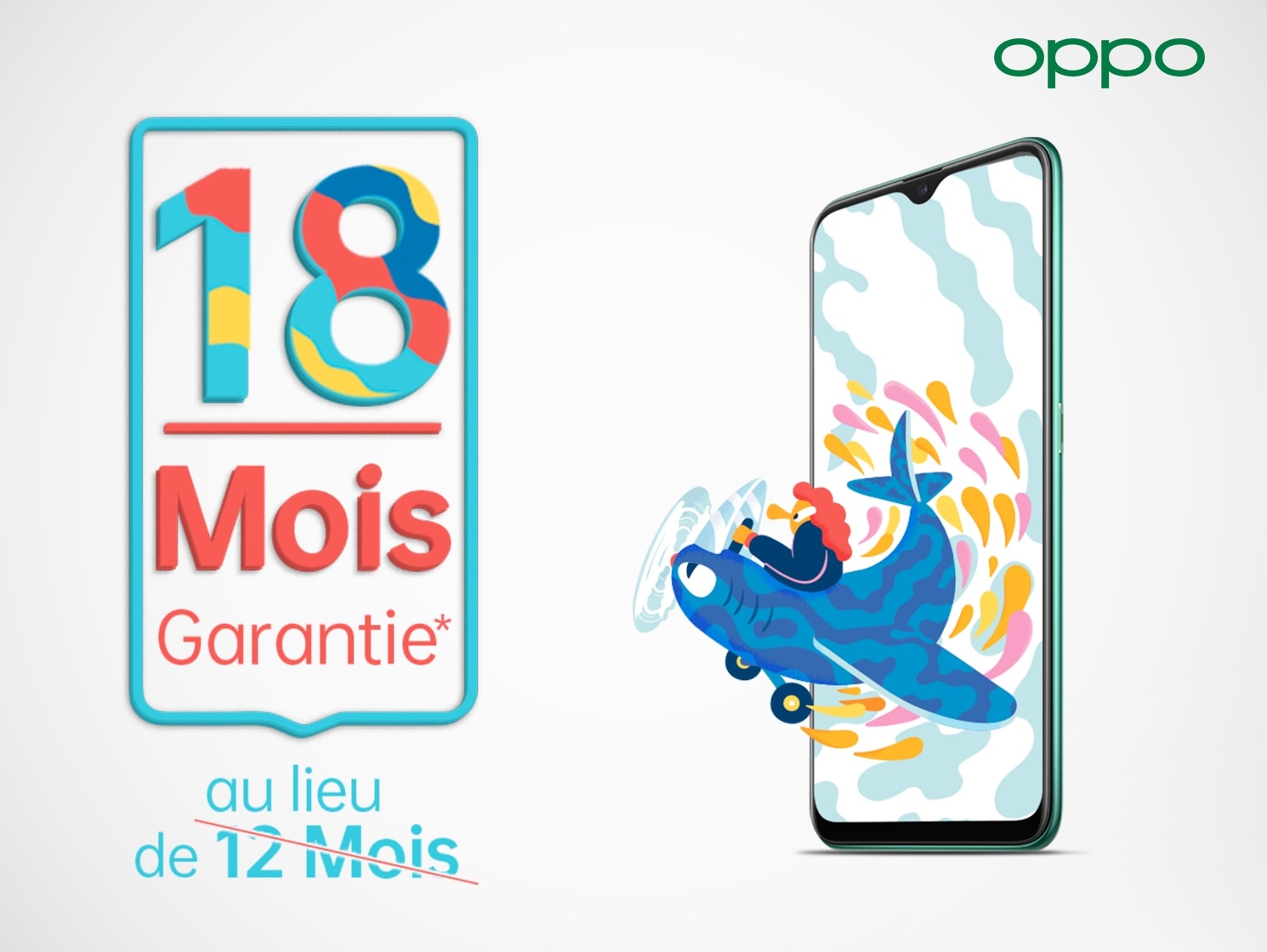 18 mois de garantie pour finir l'année en beauté avec OPPO !
