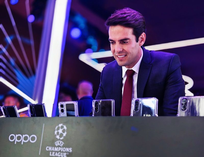 OPPO and Global Brand Ambassador Kaká Inspire Miracles with Unmatched Experiences at the 2023 UEFA Champions League Final