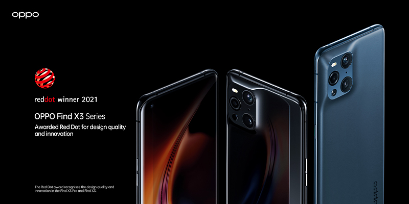 OPPO Find X3 Pro Wins Prestigious Red Dot Award