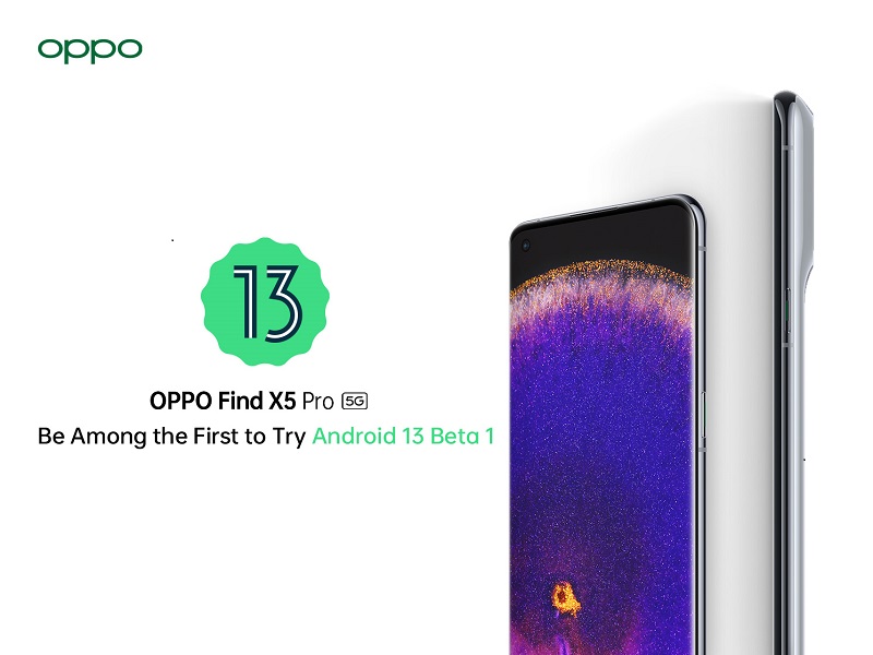 OPPO Find X5 Pro will be among the first to try Android 13 Beta 1