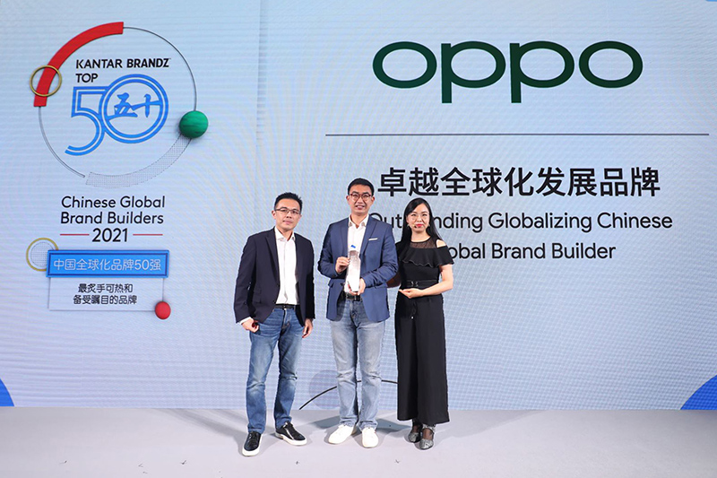 Google and KANTAR present OPPO with the award of the Outstanding Globalizing Chinese Global Brand Builder