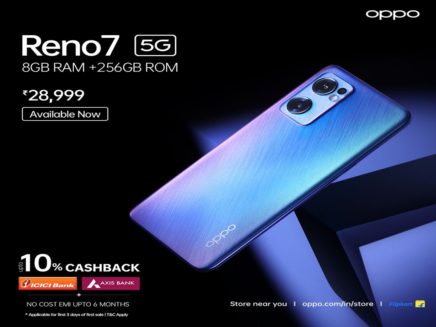 Pre-Order to get the new all-rounder OPPO Reno7 5G