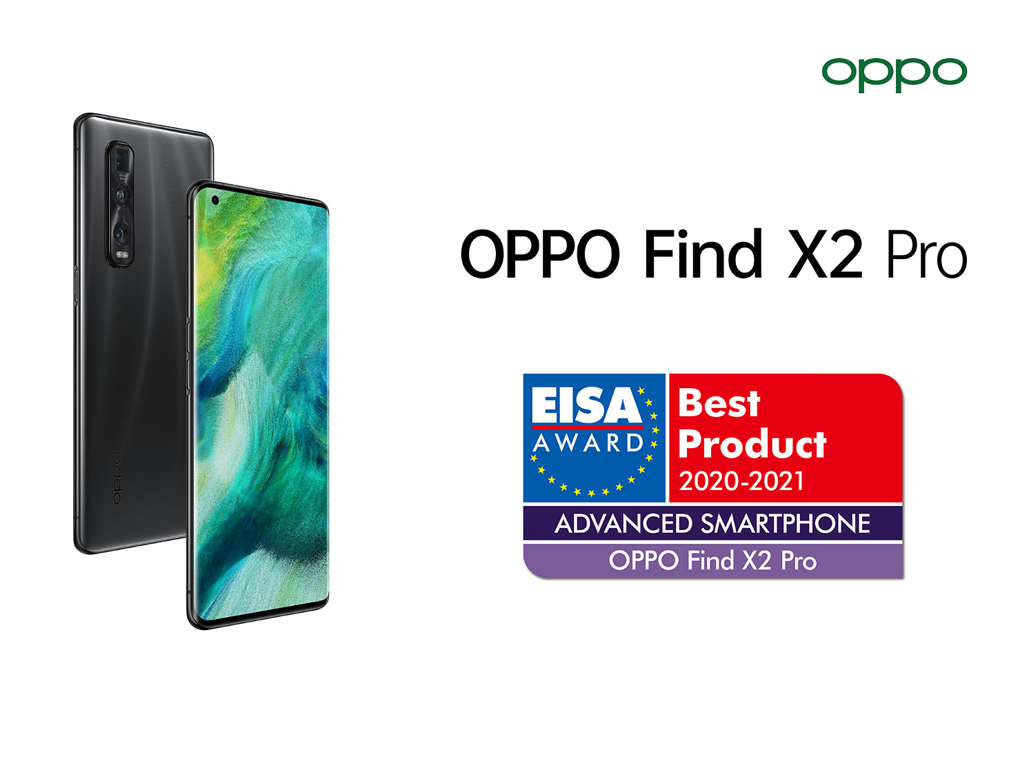 OPPO Wins EISA ADVANCED SMARTPHONE 2020-2021 Award With OPPO Find X2 Pro