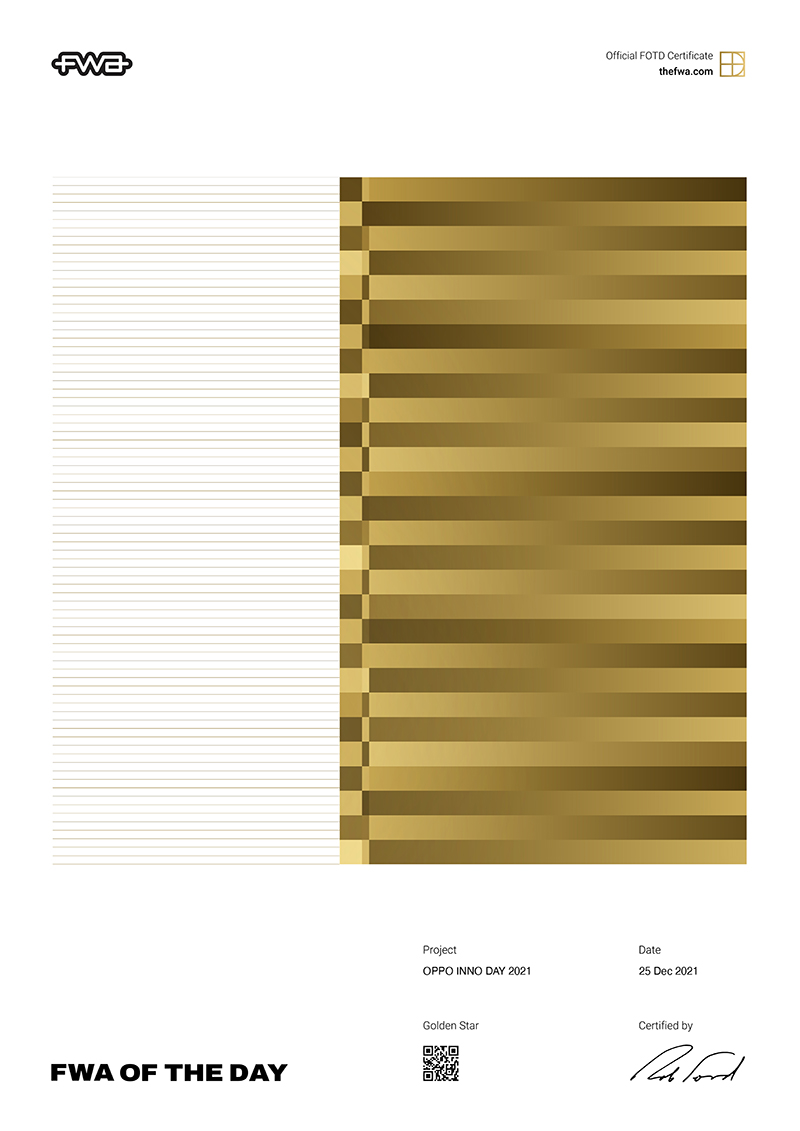 OPPO INNO DAY 2021 Wins FOTD Award