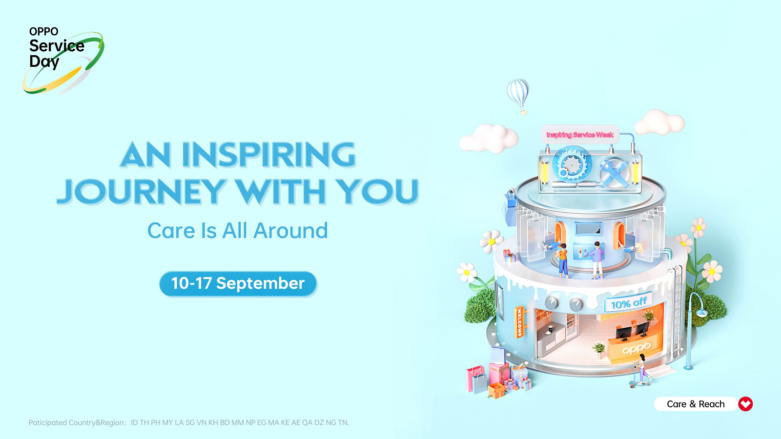 Enjoy an exclusive drink on us at your nearest OPPO Service Center