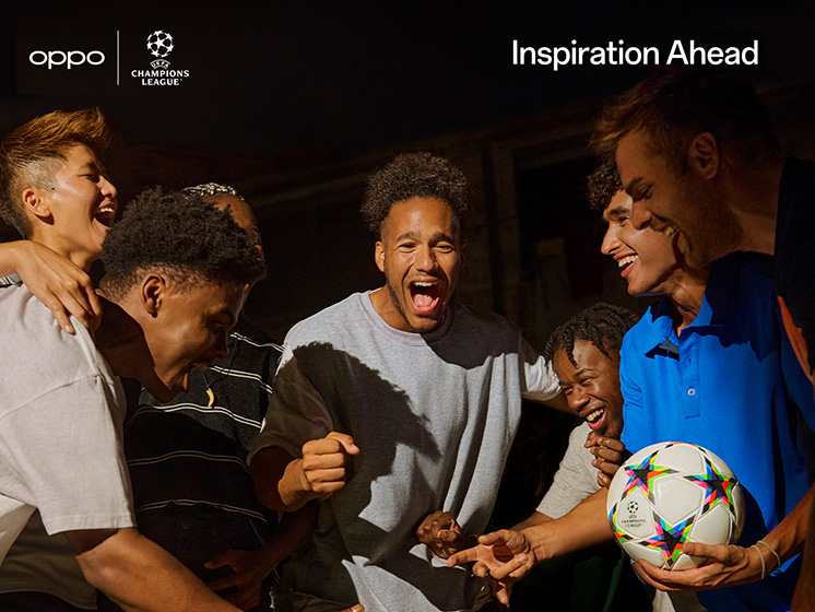 OPPO anuncia su asociación con la UEFA Champions League y su colaboración con el fútbol a través de su propuesta de marca “Inspiration Ahead”
