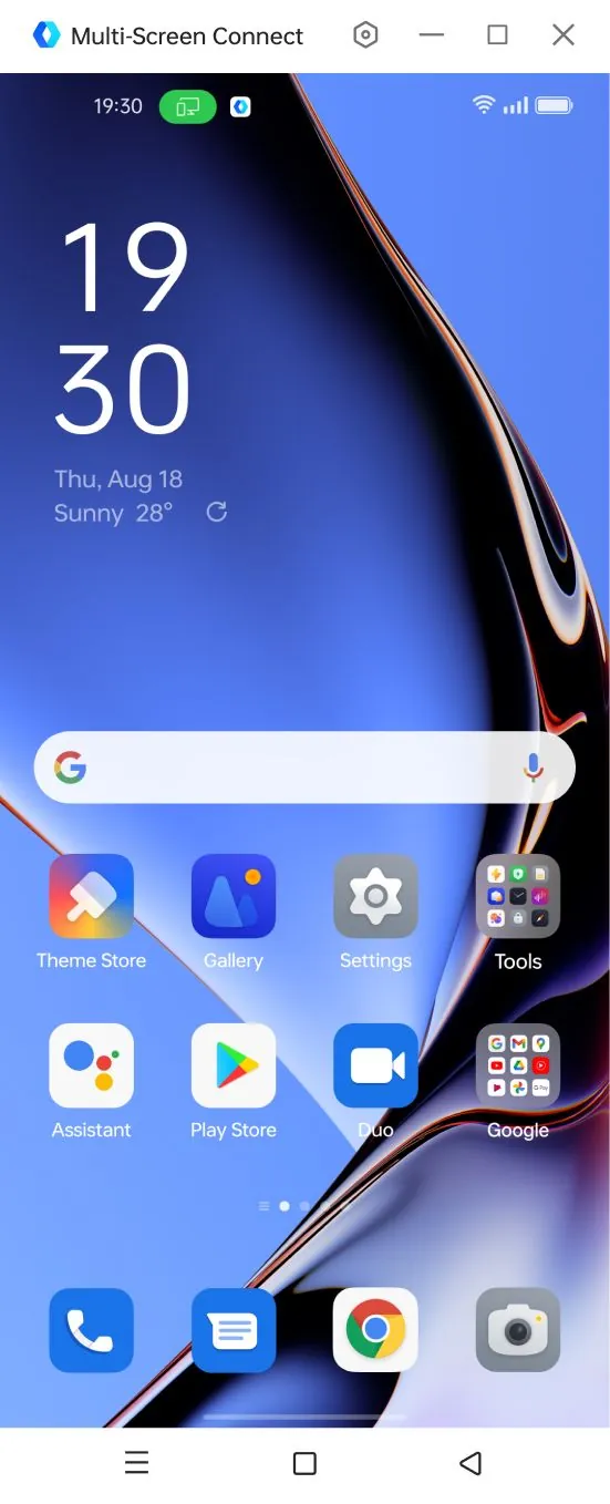 Multi-screen multitasking