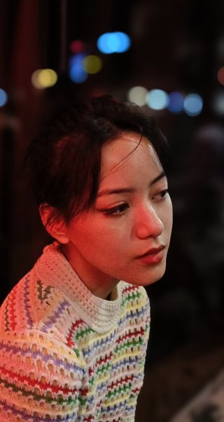 មុខងារ Bokeh Flare Portrait 