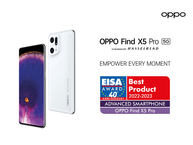OPPO remporte une nouvelle fois le prix EISA du smartphone haut de gamme