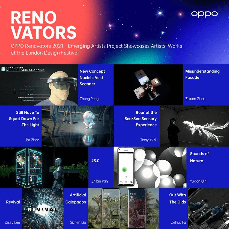 OPPO Renovators 2021 : OPPO dévoile les 10 gagnants