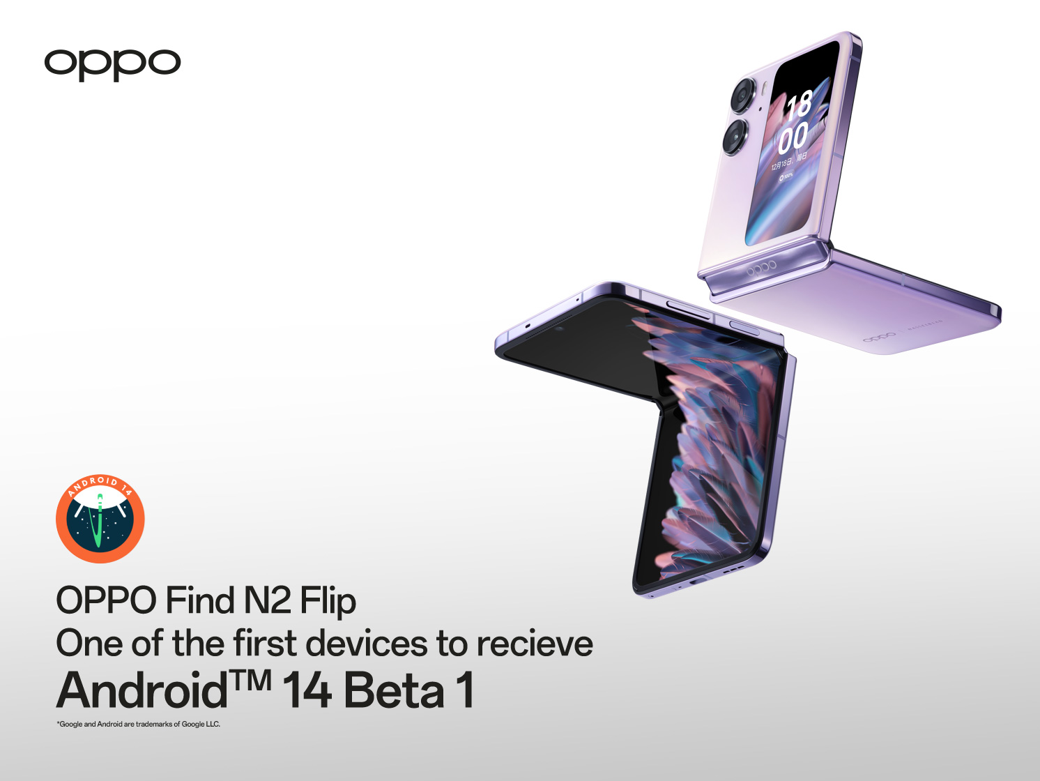 OPPO Find N2 Flip, Salah Satu Perangkat Pertama yang Menerima Pembaruan Android 14 Beta 1