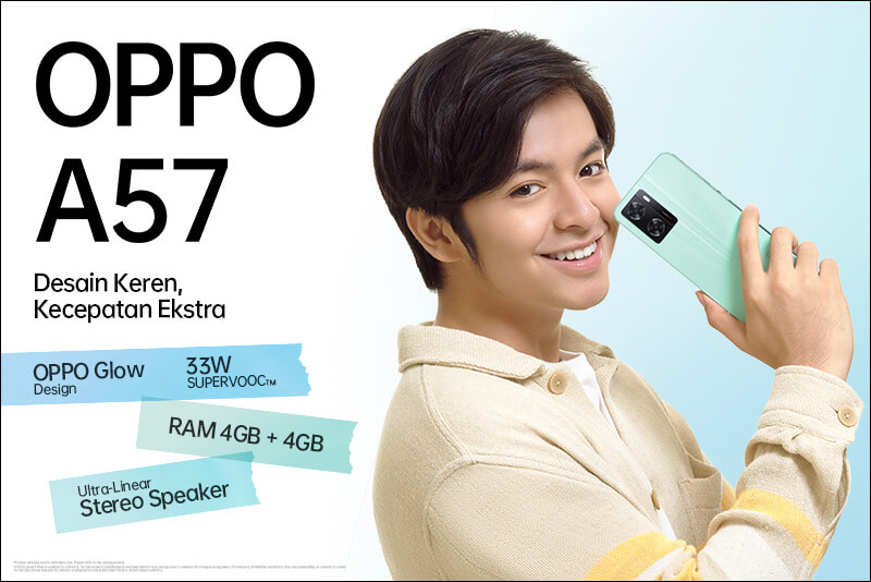 OPPO A57 Resmi Meluncur di Indonesia