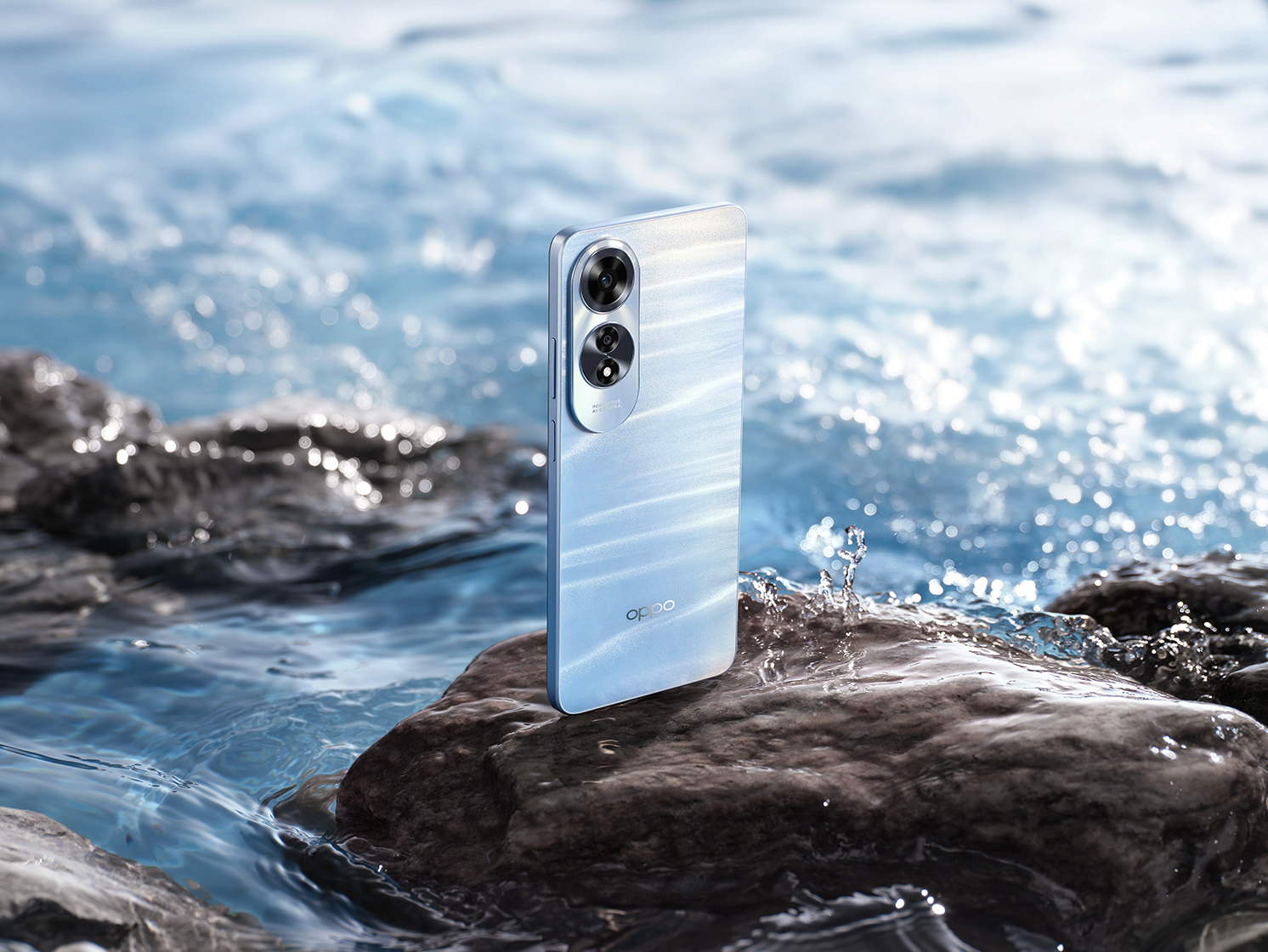 OPPO A60 Hadirkan Ketahanan Tingkat Militer-Splash Touch