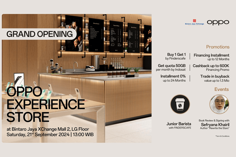 OPPO Experience Store Bintaro Xchange Resmi Dibuka