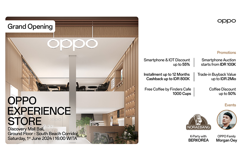 OPPO Experience Store Discovery Mall Bali Resmi Dibuka