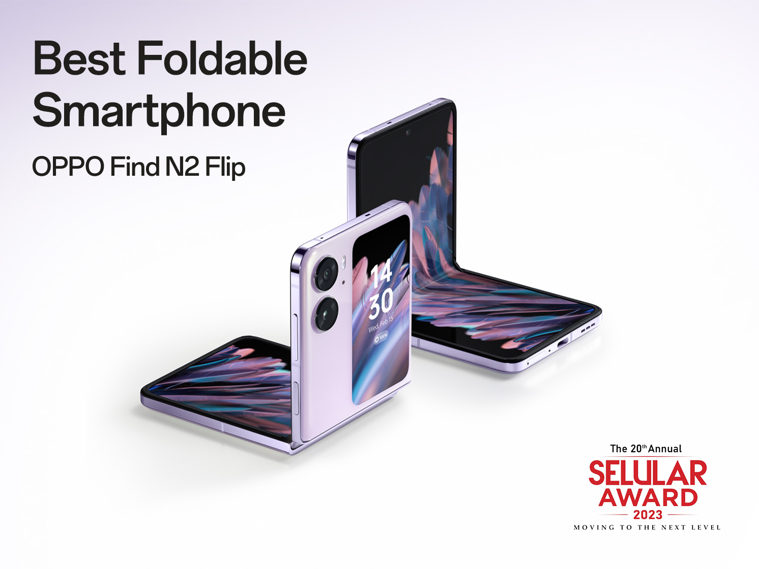 OPPO Find N2 Flip Raih Gelar Best Foldable Smartphone