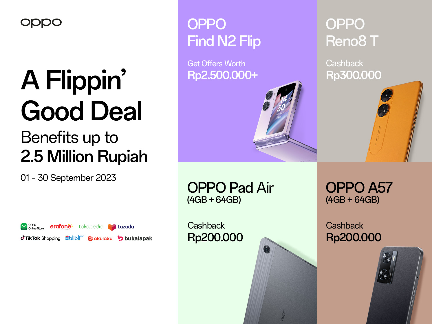 OPPO Gelar Promo Eksklusif: A Flippin’ Good Deal