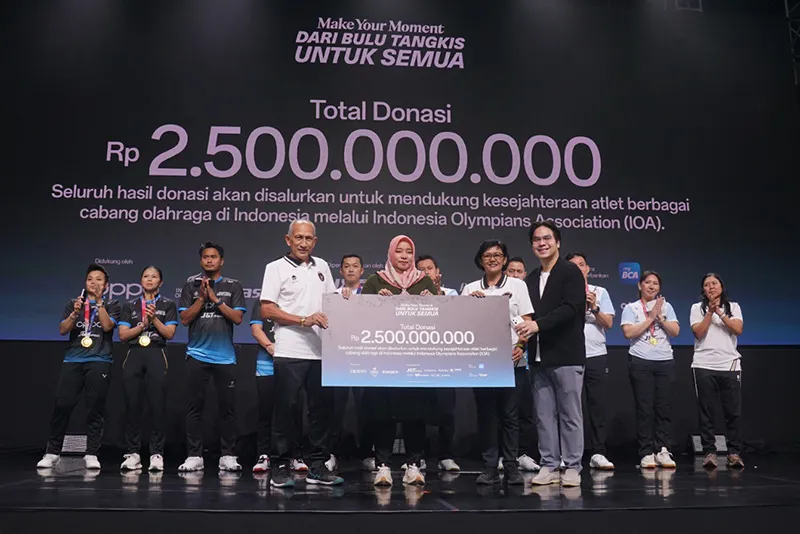 OPPO & IOA Kumpulkan Rp2,5 Miliar untuk Atlet Lintas Cabang