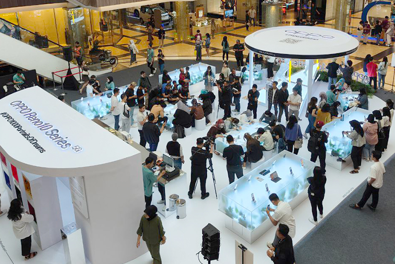 OPPO Pop Up Store Dukung Insan Kreatif Kota Bandung