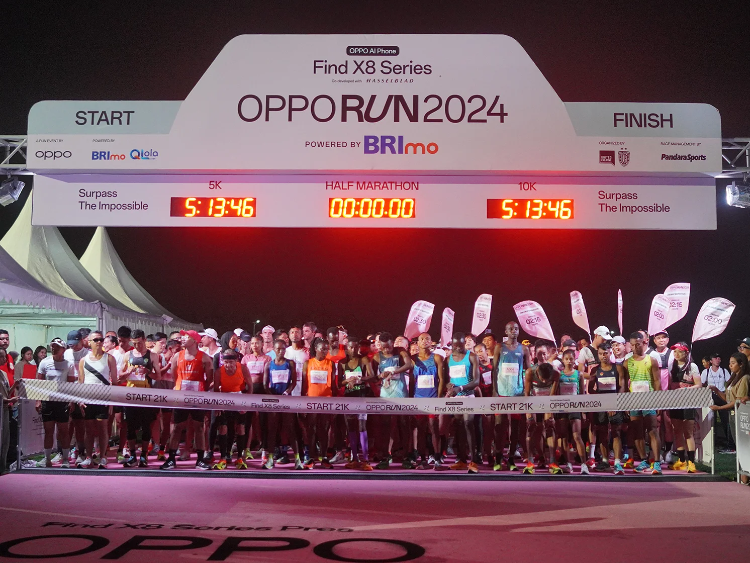 OPPO RUN 2024 Menginspirasi 5700 Pelari dari 32 Negara