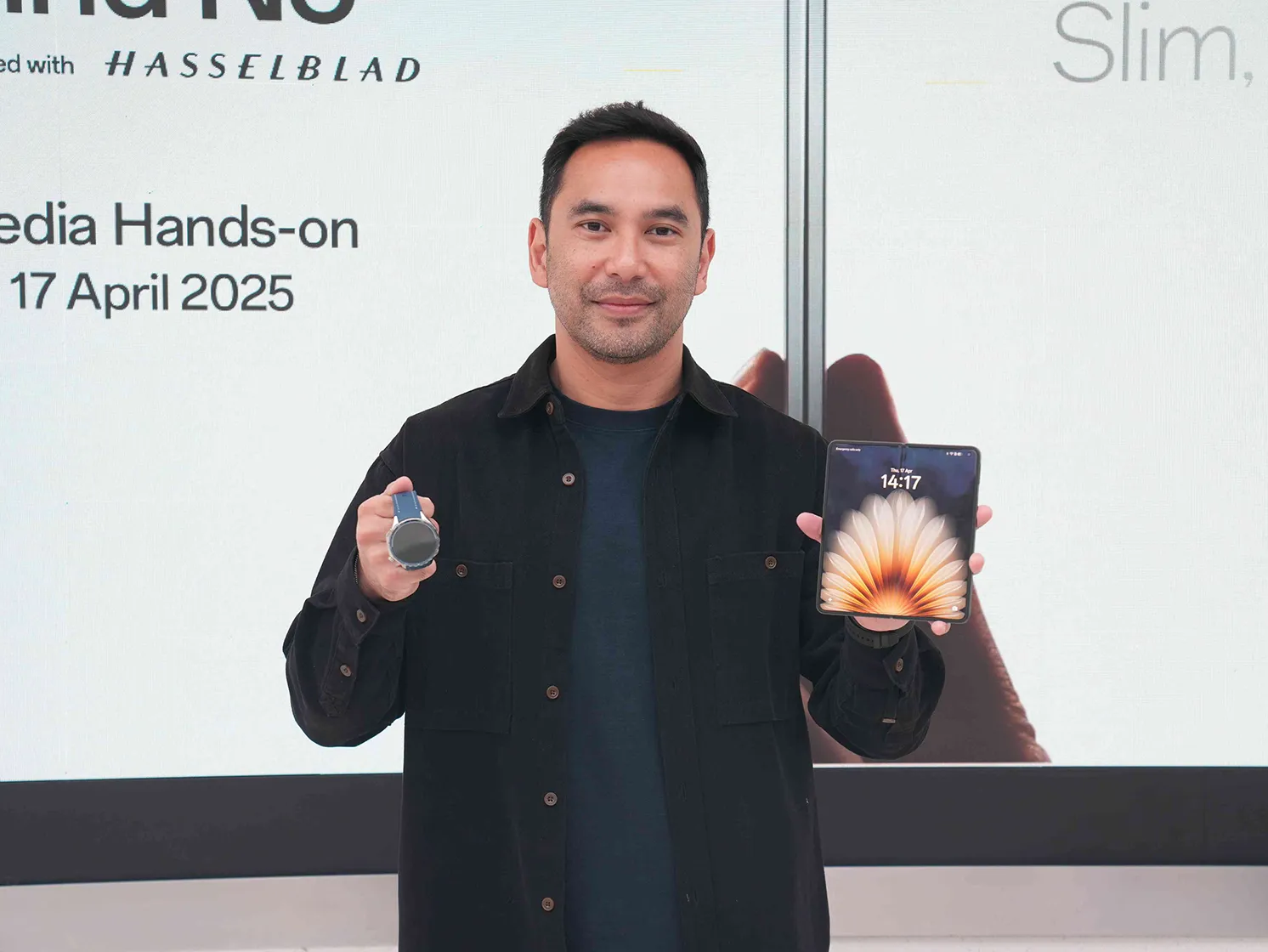 OPPO memperkenalkan Find N5 dan Watch X2 pada acara Media Hands-on