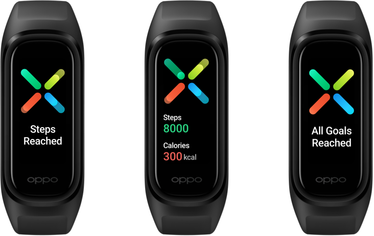 OPPO Band Activity Bars