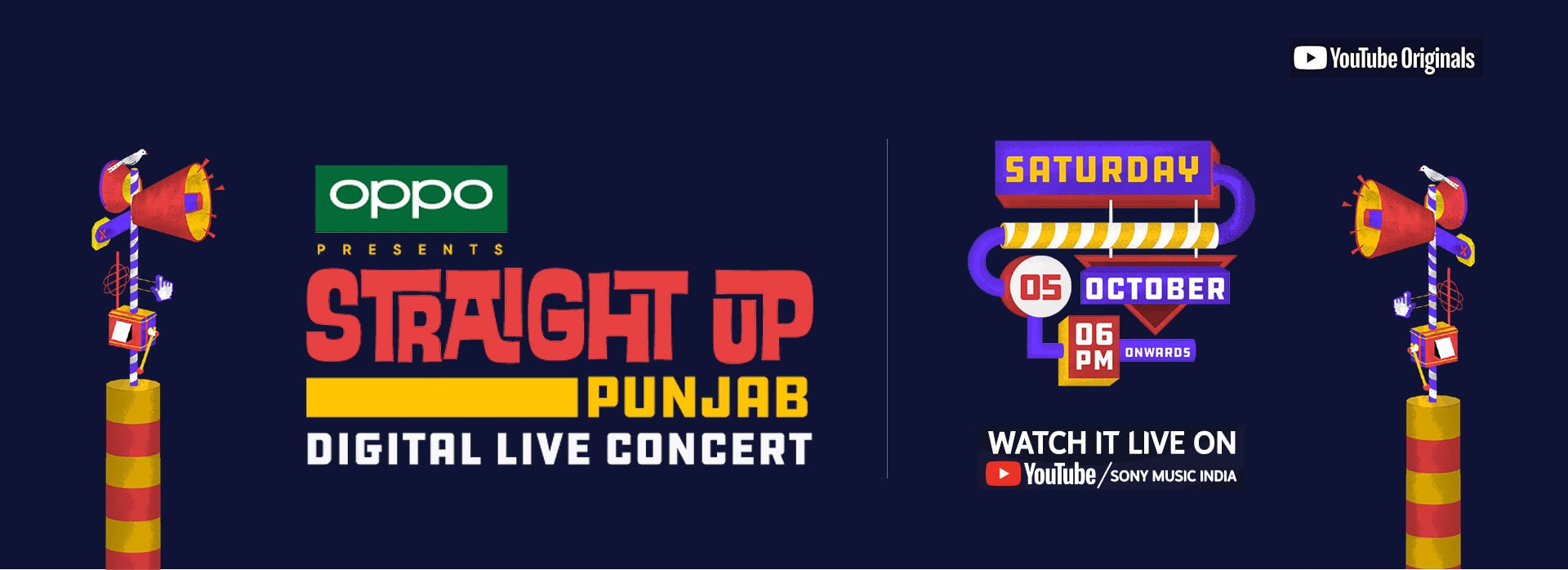 Straight Up Punjab, OPPO, Digital Live Concert