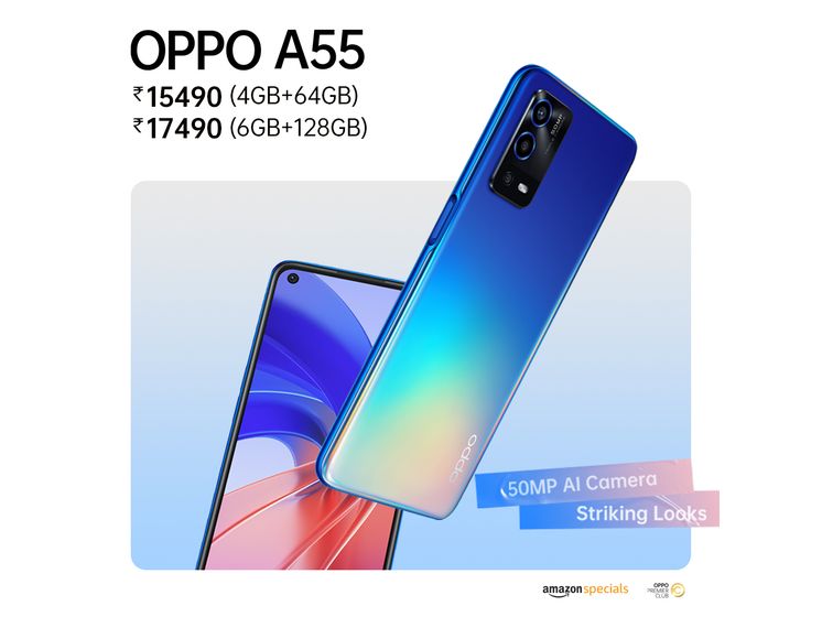 OPPO launches the all new A55 in India: Price starts at INR 15,490