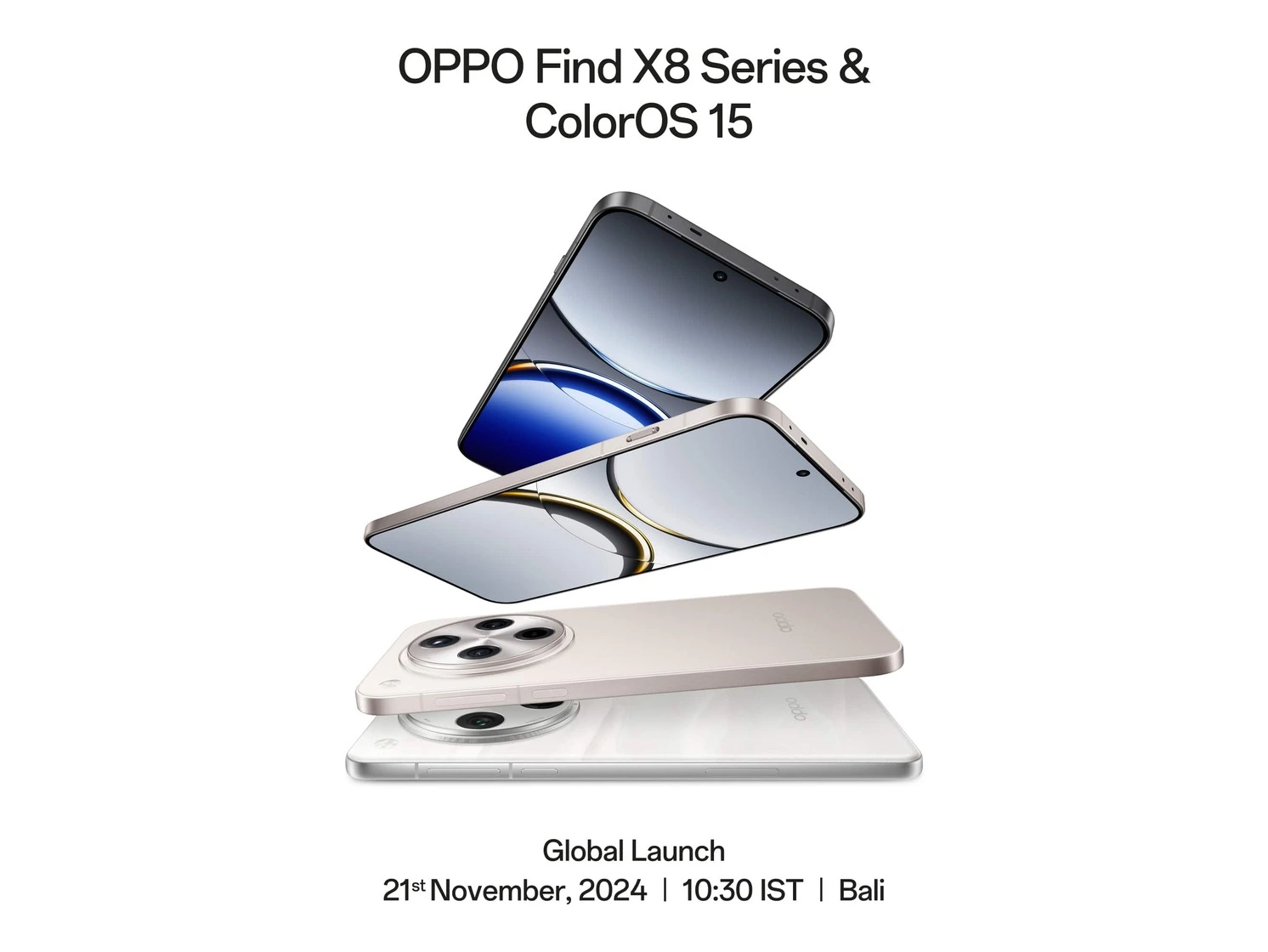OPPO Find X8 Series with ColorOS 15 to Launch Globally