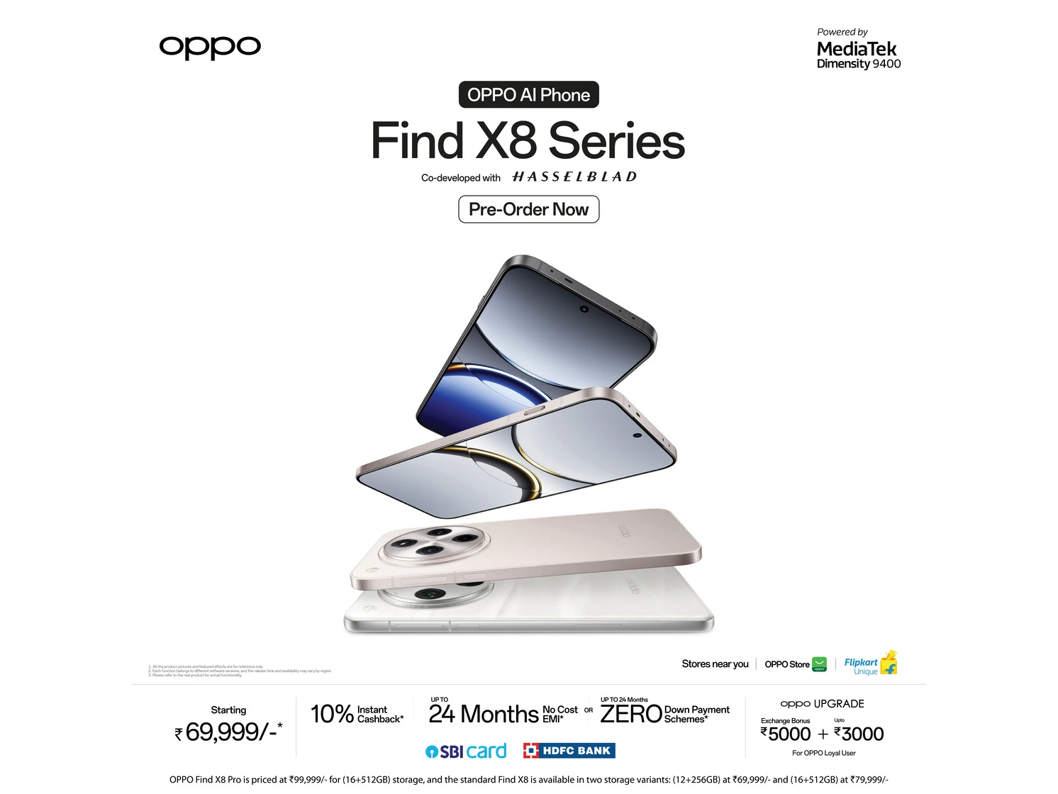 OPPO Find X8 Series Launched in India