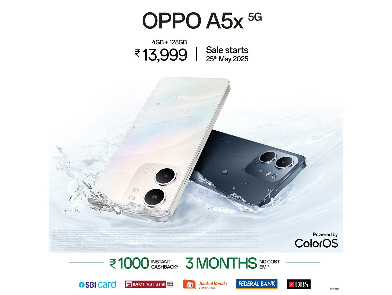 OPPO India Launches A5x 5G