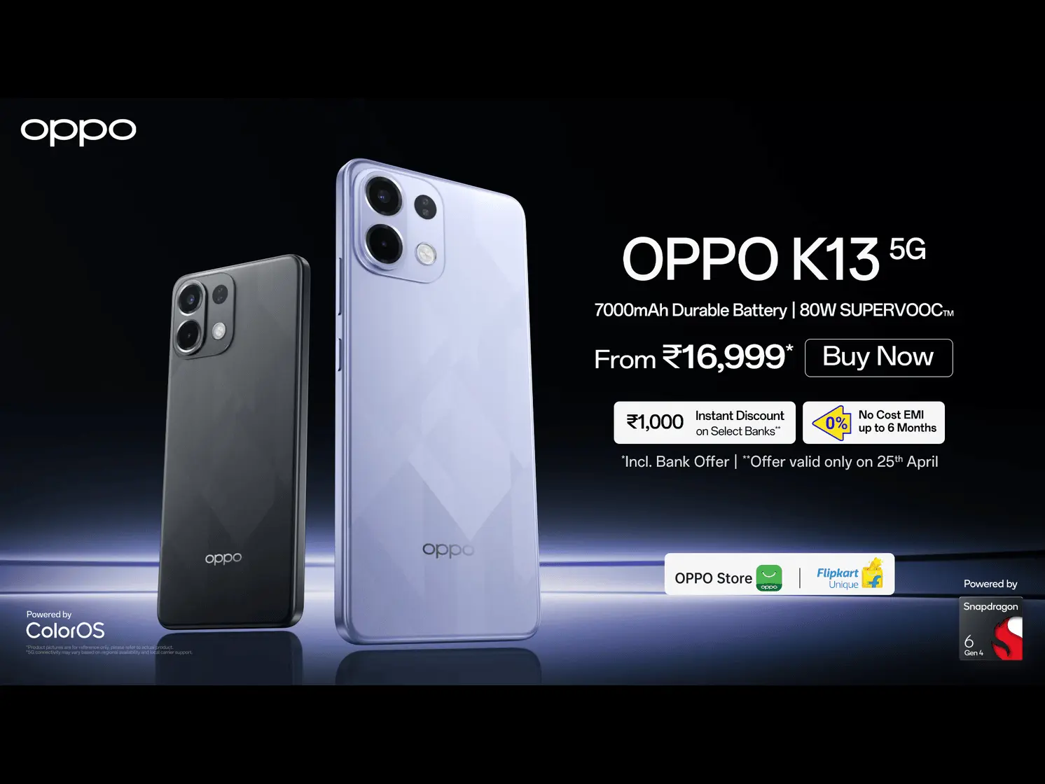 OPPO launches K13 5G -  starting at INR 17,999