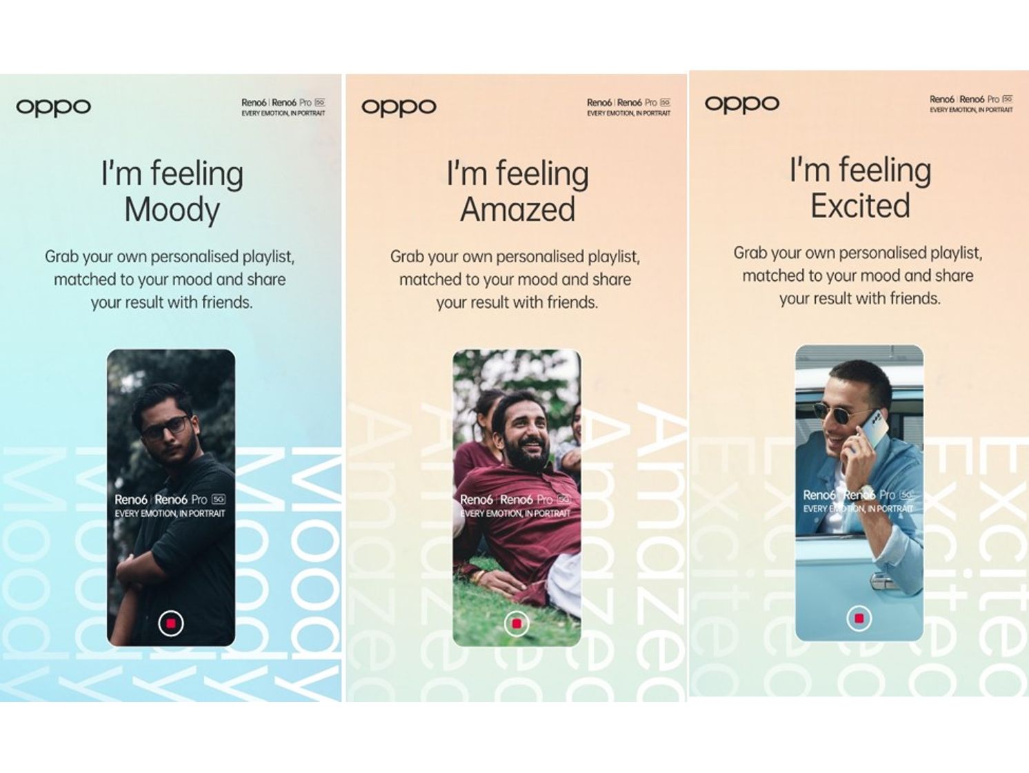 OPPO partners with Spotify to bring you personalised Playlists that match your mood: OPPO Reno6 ‘#EmotionsInPortrait’ campaign