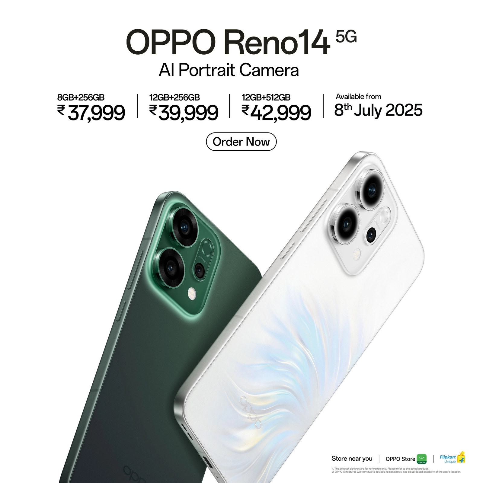 OPPO India Launches Reno14 Series with 3.5x Telephoto Camera