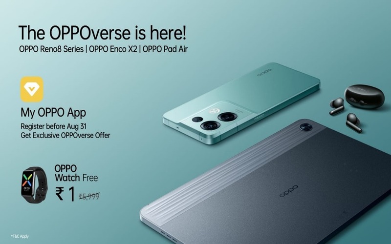 OPPO Reno8 5G and Enco X2 to go on sale from 25 July 2022
