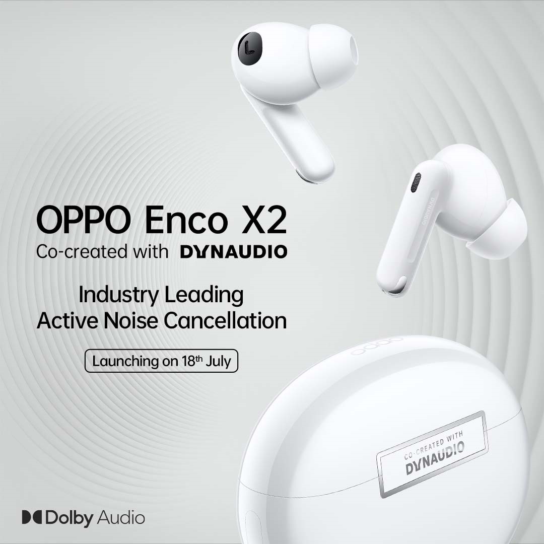 OPPO  Pad Air to launch on 18th July 2022 with Enco X2 and Reno Series 