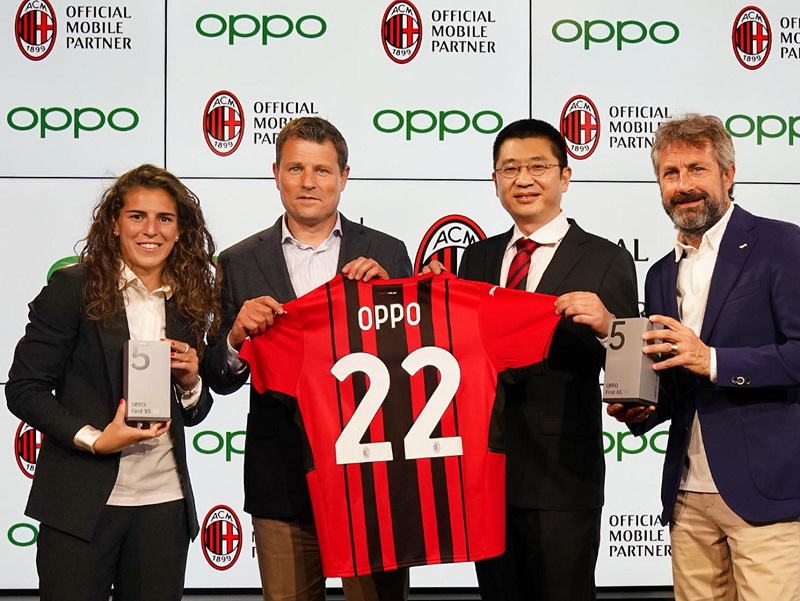 AC MILAN E OPPO ITALIA INSIEME PER L’EMPOWERMENT FEMMINILE