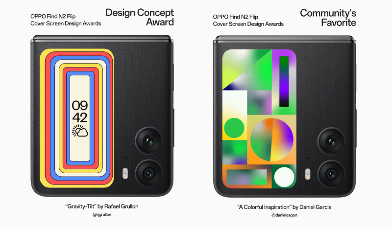 Annunciati i vincitori di OPPO Cover Screen Design Awards